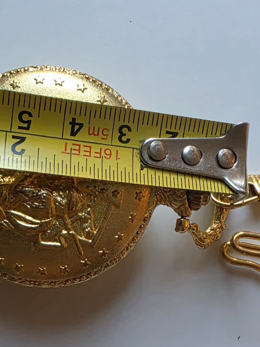 Working Gold Tone American Civil War Sesquicentennial Pocket Watch - Picture 8 of 8